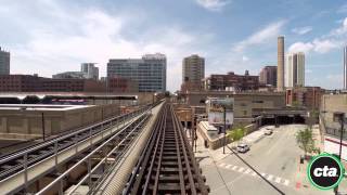 CTA Ride the Rails Green Line from Garfield to Harlem in Real Time 2015 [upl. by Ahsiri]