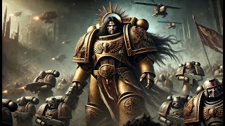 The Emperor Of Mankind Introduction  WARHAMMER 40K LORE [upl. by Shurlocke]