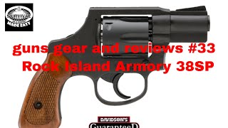 guns gear and reviews 33 Rock Island Armory 38SP [upl. by Damali145]