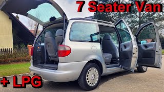 Ford Galaxy MK 1 Old 1999 Van 7 seats people 23 DOHC 16V 1999 interior test tuning minivan Sophia [upl. by Zoba321]