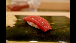 Sukiyabashi Jiro  sushi restaurant quottwo Michelin starsquot in Roppongi Hills  Tokyo [upl. by Ria105]