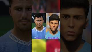 Fc25 vs Efootball 2025 new faces fifa football efootball gaming fc25 cristianoface [upl. by Puett925]