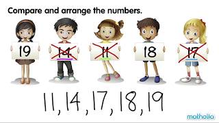 Comparing and Arranging Numbers to 20 [upl. by Wilfred]