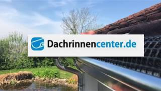 Dachrinne ohne löten  Dachrinnencenterde [upl. by Airreis]