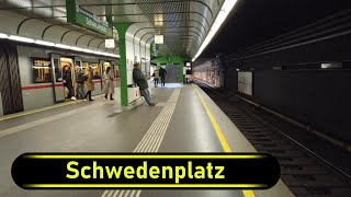 UBahn Station Schwedenplatz  Vienna 🇦🇹  Walkthrough 🚶 [upl. by Leede]