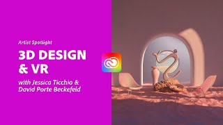 3D Design amp VR with Jessica Ticchio amp David Porte Beckefeld [upl. by Ydnahs333]