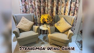 IKEA Strandmon Kelinge Beige Unboxing amp Assemble [upl. by Ihtraa862]