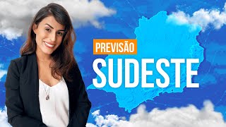 Previsão Sudeste  Alerta de temporais em SP [upl. by Nessaj]