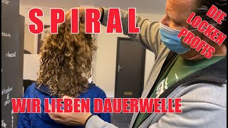 SPIRALPERM SPIRALDAUERWELLE WE LOVE PERMS WIR LIEBEN LOCKEN  JOERG MENGEL FRISEURE [upl. by Ecnal712]