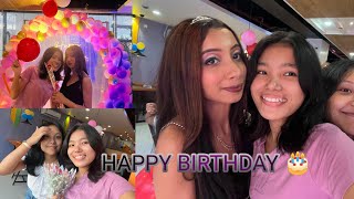 After 1 Year Met With Her 😙 Birthday Day Vlog  Moggi Sisters [upl. by Puklich]