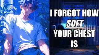 『M4A』Letting Your Stressed Boyfriend Sleep on Your Chest  ASMR ROLEPLAY COMFORT CUDDLING [upl. by Fawcette]