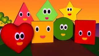 The Shapes Song  Nursery Rhymes  Nursery Rhymes With Lyrics [upl. by Caneghem]