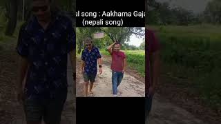 aakhama gajal Nepali song cover making by m phuba nepalisong [upl. by Sayette785]