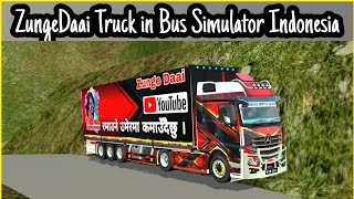 Zunge Daai Truck Mod amp Skin for Bus Simulator Indonesia [upl. by Farver490]