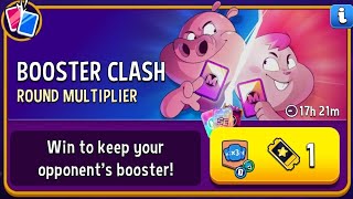 2 games boosters clash  rounds multiplier perks recharge  match masters  boosters clash [upl. by Newberry]