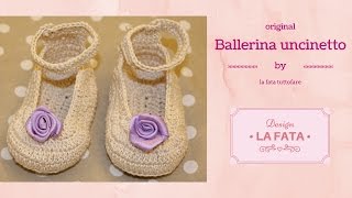 TUTORIALballerina uncinettoscarpina cullala fata tuttofare [upl. by Grearson]