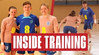 Inside Men’s Partially Sighted and Women’s Deaf Futsal Training  Inside Training  England Para [upl. by Westerfield]