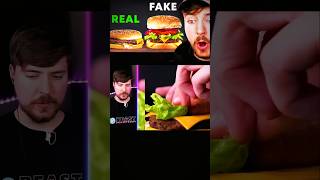 Real Vs Fake Commercials mrbeast mrbeastshorts shorts short [upl. by Aissak]