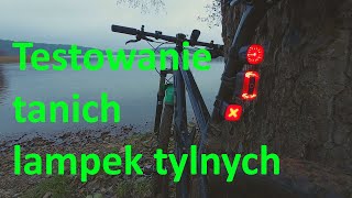 Testowanie tanich tylnych lampek rowerowych Specter Enfitnix Newboler Czy warto je mieć [upl. by Reger182]