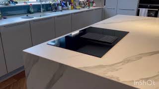 Elica Libra Extractor Hob Demonstration [upl. by Nylikcaj256]