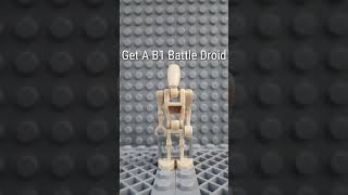 How To Make A Battle Droid From Lego Star Wars The Complete Saga legostarwarsthecompletesaga [upl. by Angie]