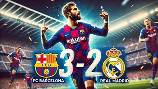 HIGHLIGHT MATCH  FC Barcelona vs Real Madrid  Barcelona beat Real Madrid by 32🔥  efootball  pes [upl. by Anaidirib]