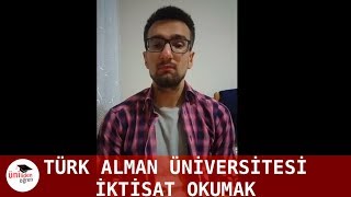 Türk Alman Üniversitesi İktisat Tanıtımı  ÜnilidenÖğren 2018 [upl. by Avrenim]