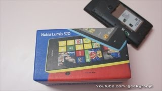 Nokia Lumia 520 Unboxing [upl. by Yrogreg549]