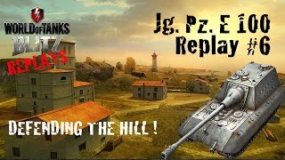 World of Tanks Blitz Replays  Jagdpanzer E100 Gameplay 6 [upl. by Granniah]