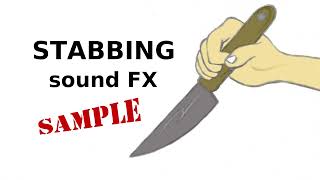 Stabbing With A Knife Sound Effect [upl. by Lianne]