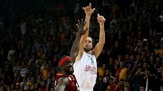 Play of the night Mantas Kalnietis Lokomotiv Kuban Krasnodar [upl. by Adnauqal]