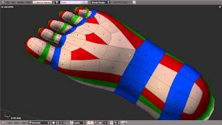 Blender Topology Collection Foot overview [upl. by Ballou]