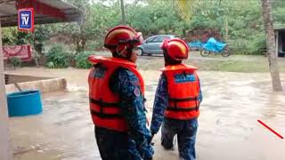 Tiga kampung di Bandar Baharu dilanda banjir kilat [upl. by Nyl137]