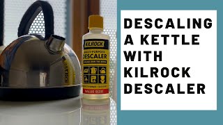 HOW TO DESCALE A KETTLE WITH KILROCK DESCALER  EASY productreview descaler [upl. by Tremann782]