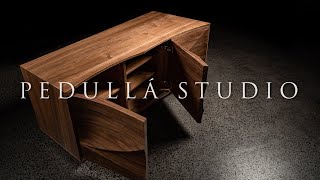 PEDULLA STUDIO  Building a Sculpted Wooden Cabinet [upl. by Allac]