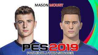 MASON MOUNT  PES 201920202021  FACE BUILD amp STATS [upl. by Cordelia]