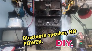 Paano ayusin bluetooth speaker no power Tutorial repair tips [upl. by Arimay]