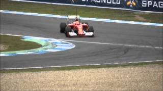 Jerez F1 Testing 2014  Kimi Raikkonen  Ferrari F14T [upl. by Sumerlin]