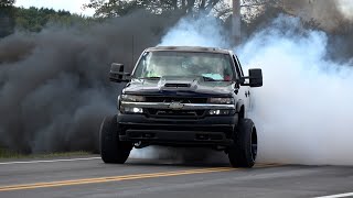 Burnouts from the 5th Annual Ronnie Sams Cruise Fest 2022 [upl. by Olli]