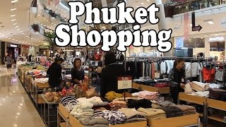 Phuket Thailand Shopping Phuket Shopping Centres Markets Street Shops amp Shopping Malls [upl. by Glenine]