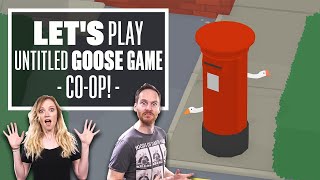 Lets Play Untitled Goose Game Coop Gameplay  DOUBLE BILL [upl. by Joete89]