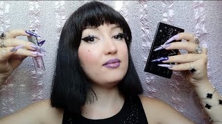 ASMR Doing My Makeup 💄 Šminkam se sa Novom Ajlajner Tehnikom Tapping Whispering Blending [upl. by Yasibit319]