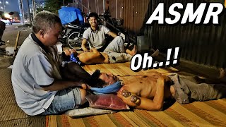 2 ASMR  No More Insomnia  Classic Massage on the Street [upl. by Claud185]