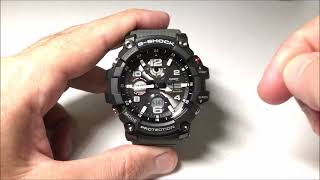 Casio GShock Sync Analog Hands amp Digital Time GSG1001A8 [upl. by Torras398]