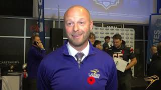 Michael Faulds interview after winning the OUA Coach of the Year award [upl. by Adnohral]