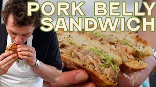 Pork Belly Sandwich foodyouwanttoeat [upl. by Windzer]