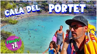 CALA DEL PORTET Y PLAYA DE MORAIRA 😎😎😎 VACACIONES POR LA COSTA BLANCA EN AUTOCARAVANA FAMILY24 [upl. by Xanthe316]