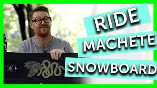 2020 Ride Machete Snowboard [upl. by Derfiniw545]