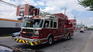 6 5 24 FIRE TRUCKS RESPONSE IN ST HYACINTHE QUEBEC CANADA [upl. by Hocker]