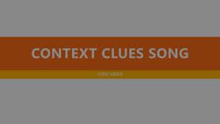 CONTEXT CLUES OFFICIAL LYRIC VIDEO [upl. by Shelby]